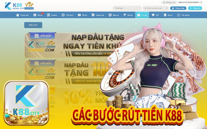 Các Bước Rút Tiền K88