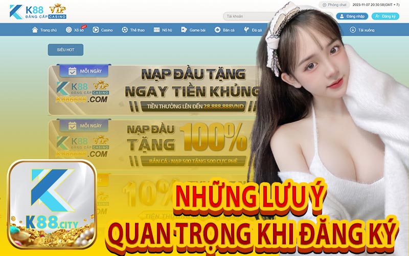 Những Lưu Ý Quan Trọng Khi Đăng Ký