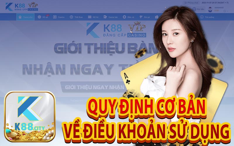 Quy Định Cơ Bản Về Điều Khoản Sử Dụng Tại K88